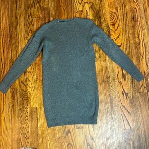 Grey youth sweater dress